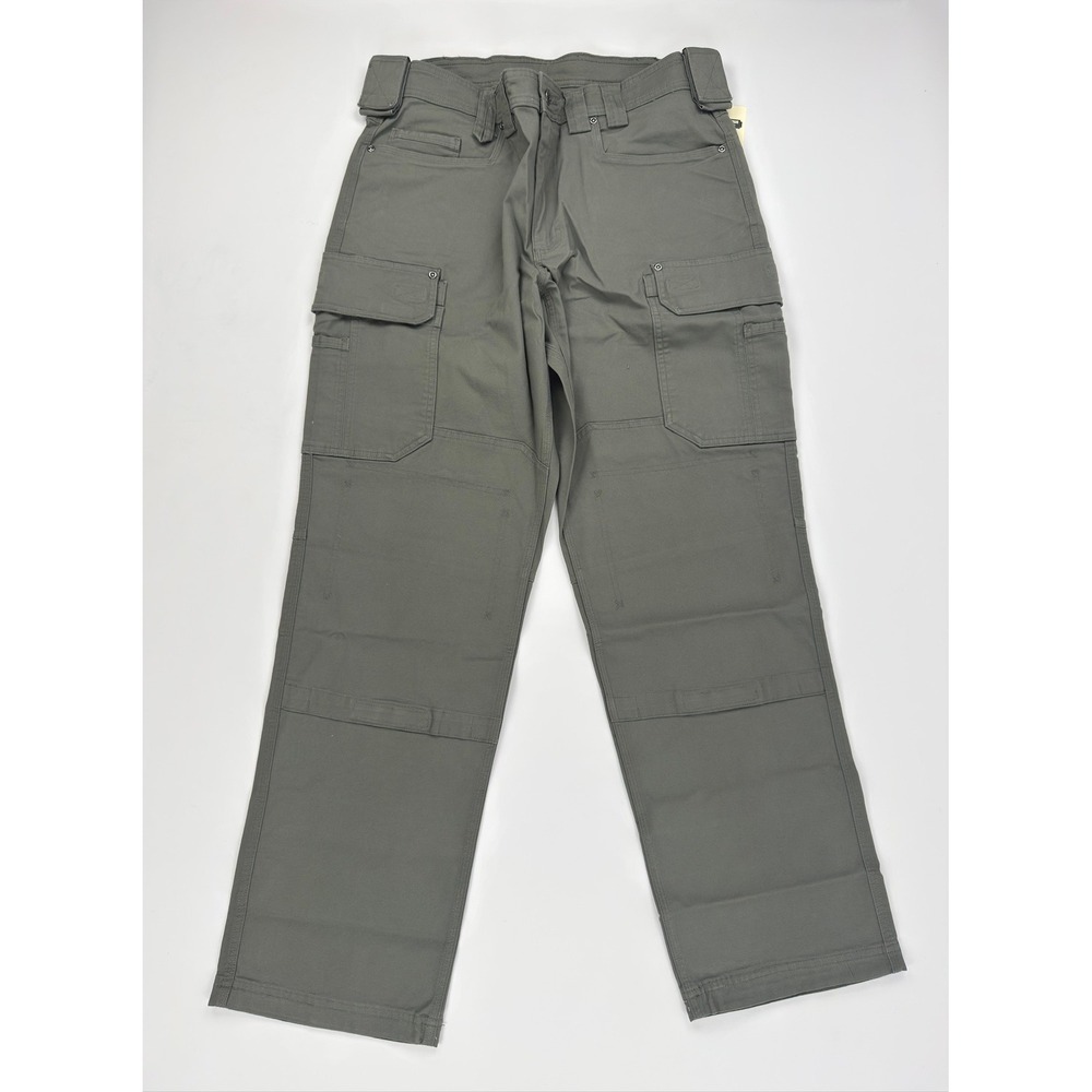 Duluth Trading Co Fire Hose Ultimate Cargo Pants Relaxed Fit Gunmetal Grey 35x34